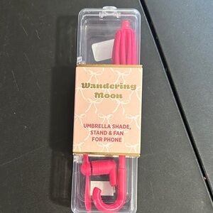 Wandering moon umbrella shade, stand & fan for iPhone